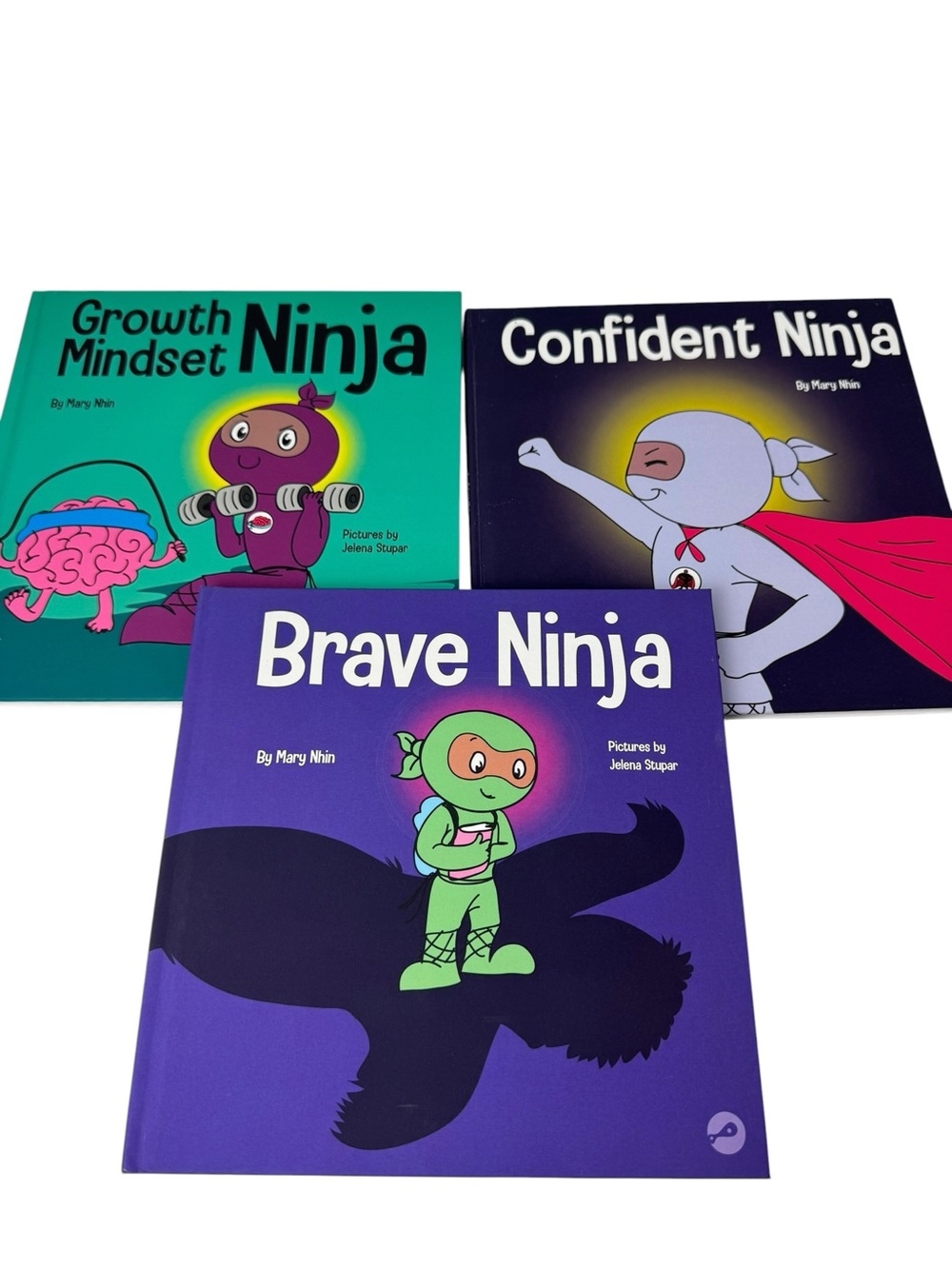 Ninja Life Hacks - Lot of 3 Boks - Growth Mindset, Brave & Confident